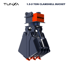 Load image into Gallery viewer, 1.5-3 Ton Clamshell Bucket | For Precision Grabbing &amp; Sorting