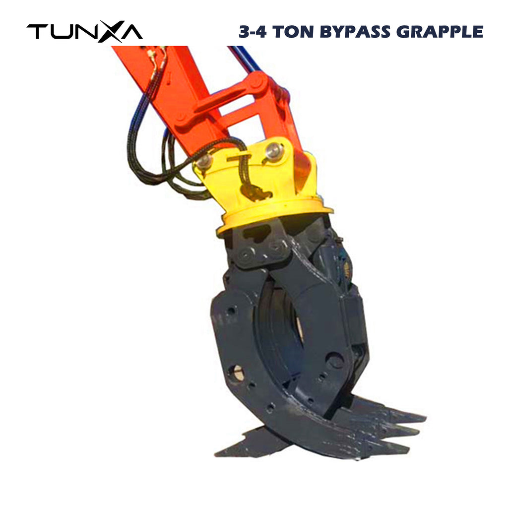3-4 Ton Bypass Grapple | Powerful Grip for Multi-Purpose Projects
