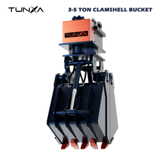 Load image into Gallery viewer, 3-5 Ton Clamshell Bucket | For Heavy-Duty Grabbing &amp; Sorting