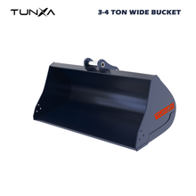 Load image into Gallery viewer, 3-4 Ton Wide Excavator Bucket