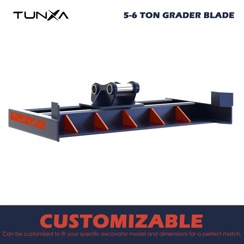 5-6 Ton Excavator Grader Blade | Customizable