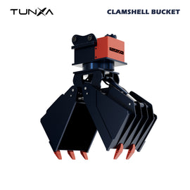 Clamshell Bucket for 7,000-9,000 lb Excavators