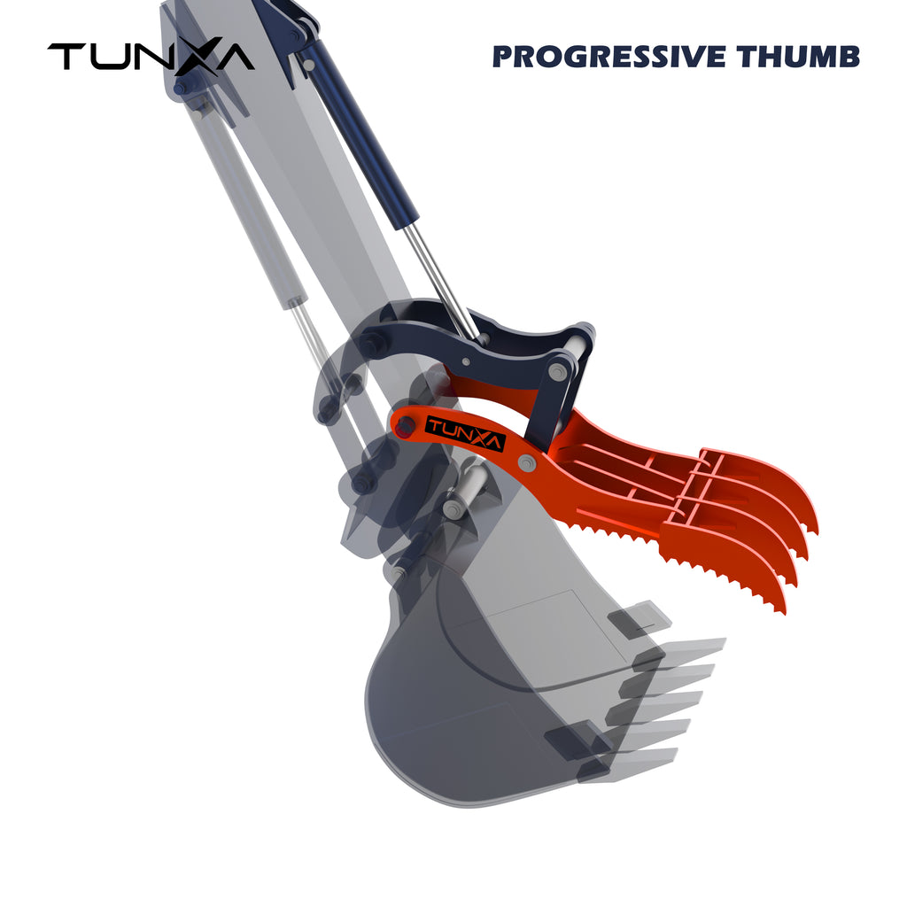 Progressive Thumb for 18,000-20,000 lb Excavators