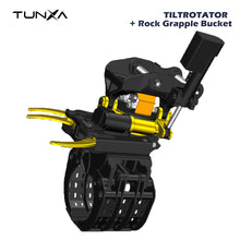 Load image into Gallery viewer, Tiltrotator with Grapple for 10,000-15,000 lb Excavators